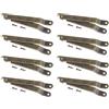 ECSiNG 20 Pezzi Cerniera Di Supporto Per Coperchio Scatola Cerniera Di Supporto Retrò Cerniera Supporto Pieghevole Staffa Per Cerniera In Bronzo Per Armadi Scatole Legno Scatole Magiche Finestre