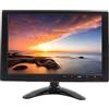 ciciglow Monitor Portatile, Schermo da 10,1 Pollici Display Monitor HDMI 16:9 1920 X 1080 Display LCD HD VGA + HDMI + BNC + AV + Interfaccia USB per (Spina UE)