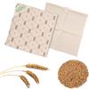 Wagner Vertriebs GmbH Wagner Cuscino termico in 100% cotone, cuscino a microonde con chicchi di grano, per spalle, collo e schiena, cuscino naturale con noccioli di ciliegia alternativa (Large 20 x 53 cm)