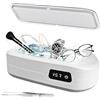 Yeelan Pulitore ad ultrasuoni 49000 Hz Pulitore ad ultrasuoni per occhiali 640 ml Ultrasonic Cleaner con 4 modalità, pulitore ultrasonico per occhiali, gioielli, protesi dentarie, orologi
