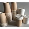 Ggroup 100 Bicchieri Carta per Caffe' con Coperchio Coffee TO Go 170 ML 6 oz Tazze Ideali per Caffe da ASPORTO E Bevande Calde