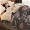 CXLT Coperta da Letto in Pile di Agnello Plaid Singolo Matrimoniale Queen King Imbottitura in Cotone Poliestere Flanella Super Morbida Caldo Copriletto Multifunzione Trapunta/Lenzuolo,E-200x230cm(4kg)