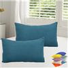 adadvo Federe Cuscini Divano 40x70 Copricuscino 50x70 Federe per Cuscino 40x60 per Divano Set 2 Copricuscini letto Matrimoniale con Cerniera Federe Cuscino Federa Cotone e Poliestere(175,40x60 cm 16x24 in)