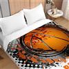 Odot Trapuntino Copriletto Matrimoniale Singolo, Basket Stampa Coperta Inverno Primaverile Trapunta Coperta Letto Trapuntato Goffrato Copri Letto per Camera da Letto (150x200cm,Graffiti Grigi)