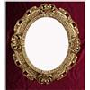 Lnxp Specchio da parete stile barocco nuovo specchio ovale in oro REPRO 45 x 38 antico barocco rococò vintage replicato rinascimentale 46SP