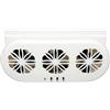 Shkalacar Ventilatore di Scarico per Auto, 3 Ventole Ventilatore di circolazione dell'Aria Alimentato Tramite USB e energia Solare Ventilatore di Ventilazione Silenzioso Ventola di Raffreddamento