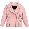 Generic Cappotto da Motociclista per Giacca in Pelle PU Primavera da Bambina per Giacca in Ecopelle da Ragazzo Piumino Leggero 12 Anni