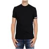 DSQUARED2 T-Shirt Uomo D9M3S5460 Tshirt Black (IT, Testo, XXL, Regular, Regular, Nero)
