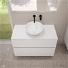 evineo ineo5 evo mobile La: 100 cm con 2 scomparti estraibili, ineo3 lavabo Ø 41,5 cm bianco opaco,, BE0958WM+BE0964WM+BE0930WM, ineo3; ineo5 evo [Mobili da Bagno > Mobili con Lavabo Integrato]