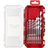 Milwaukee Set di 8 punte per trapano multi materiale con custodia compatibile PACKOUT
