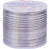 BENECREAT 68m 1.5mm Filo di Alluminio Articoli Artigianali Filo di Alluminio Colore Primario Non scolorente per la Produzione di Gioielli e Artigianato Calibro 15