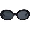 Generic Occhiali rotondi per gatti e cani di piccola taglia, alla moda, prodotti per animali domestici, decorazione per feste di piccoli gatti, occhiali vintage per foto (nero A)