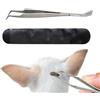 Janurium Strumento per rimuovere le zecche 2 in 1 - Pinzette leggere per rimuovere le zecche in acciaio inossidabile | Rimozione pulci e zecche per animali domestici, strumenti per rimuovere zecche per cani e