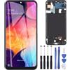 ZOETEC Schermo OLED di ricambio per Samsung Galaxy A50 SM-A505 da 6,4 pollici LCD Display Digitizer Assemblea completa con set di strumenti di riparazione telaio