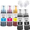 ASEKER 104 Inchiostro Multipla Compatibile per Epson 104 ET-2810 ET-2815 ET-2820 ET-2825 ET-2710 ET-2711 ET-2712 ET-2714 ET-2715 ET-2720 ET-2721 ET-2726 ET-4700 ET-4800 Stampante (BK*2/C/M/Y)