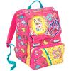 Seven ZAINO SDOPPIABILE - SJ GIRL fuxia fluo - Product Code: 2C2001805-382 rosa fluo e giallo