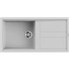 Elleci Best 480 LKB48088 Lavello 1 vasca con gocciolatoio Reversibile Sopratop 100 x 51 cm finitura Keratek Cloud 88