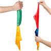 Geyoga Fazzoletto Magico 2 Foulard per Scena di Magia Fazzoletto Che Cambia Colore Fazzoletti per Trucchi Magici da Strada Props per Festa di Compleanni, Blu Giallo Rosso Verde