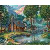 Vermont Christmas Company Casa sul Lago Jigsaw Puzzle 1000 pezzi