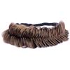 Gledola 2 fili Wide Messy Fishtail trecce intrecciate fascia (rame marrone, coda di pesce)