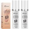 Domality Confezione da 2 Fondotinta Cambia Colore per Pelle Matura, Base Trucco Liquida, Crema Solare SPF50, Correttore ad Alta Copertura, Copertura Idratante per Tutti i Toni di Pelle, 30ml