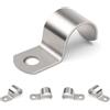 RUGLAMZHIP 30 Morsetto per Tubi, Morsetti per Tubi a Foro Singolo, M16 Collari per Tubi in Acciaio Inox V2A, Morsetti per Cavi, Supporto Staffe per Tubi Cavi da 15-16 mm, Fascette Stringitubo per Tubo Acqua