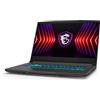 MSI Thin 15 B13UC-1851IT, Notebook Gaming, 15.6" FHD 144Hz, i7-13620H, Nvidia RTX 3050 4GB GDDR6, 16GB RAM DDR4 3200MHz, 512GB SSD PCIe4, WiFi 6E, Win 11 Home [Layout e Garanzia ITA] Nero