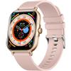 zaisia Smartwatch Uomo Donna, 1,85'' Orologio Fitness con Sonno Cardiofrequenzimetro, Smart Watch con Funzione di Notifica dei Messaggi e Chiamata, IP68 Impermeabile Tracker Fitness per Android iOS