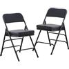 BOOSDEN Set di 2 sedie pieghevoli imbottite, per cucina, sala da pranzo, ufficio, esterni, giardino, balcone