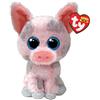 Ty Boos - hambo il maialino con occhioni azzurri glitterati - 15 cm -3+ -