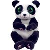 Ty Bellies - ying il panda bianco e nero con occhi verdi grandi e glitter - 20 cm -3+ -