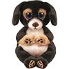 Ty Bellies - ranger il cane nero e bianco con occhioni azzurri glitterati - 20 cm -3+ -