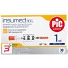 THERAS CONSUMER HEALTH SRL SIRINGA INSULINA PIC INSUMED 1 ML 100 UI AGO GAUGE 30 12,7 MM SENZA SPAZIO MORTO 30 PEZZI