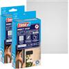 Tesa INSECT STOP H&L Fly Screen Premium for Windows - zanzariera con nastro a strappo, rimovibile senza residui, antracite - 2x 130 x 130 cm
