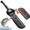 JoyHood Canna da Pesca per Switch 2, Ergonomia Gioco di Pesca Kit Accessori Compatibile con Switch 2 Controller 2025