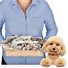Lovely DOG Orecchie di coniglio con pelo per cani 500g (circa 35-45 pezzi) | Snack naturali da masticare | Trattamento ipoallergenico senza cereali | Spuntino crudo essiccato all'aria