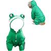 Fayemint Cappotto impermeabile per cani a quattro zampe, abbigliamento impermeabile per cani di taglia grande, cappotto impermeabile per Golden Retriever, compatto e facile da riporre, facile da