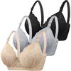 Generic Reggiseni da Reggiseni Regolabili Senza Ferretto Bralette di Supporto a Copertura Totale Taglie Forti Reggiseno per Tutti i Giorni Reggiseno Spalline Removibili Canotte Donna Cotone (BK2, M)