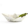 Top Collection Top Collezione Miniature Fairy Garden e terrario Sealed with Love Frogs on Paper Boat Statua