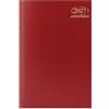 Sixstore Agenda settimanale 2027, formato A5, agenda WTV A5, copertina rigida, slot per appuntamenti orari dalle 9:00 alle 17:30, dal lunedì al venerdì, rosso
