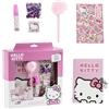 CERDÁ LIFE'S LITTLE MOMENTS Diario Set Hello Kitty - Set completo di diario, penna fuzzy, adesivi e accessori di cancelleria