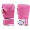 QANYEGN 1 Paio di Guantoni da Boxe per Bambini, Guantoni da Allenamento al Sacco di Sabbia per Boxe, Guantoni da Boxe per Bambini E Bambine per Sacco da Boxe, Kickboxing(Rosa)