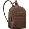 STILORD 'Elva' Zaino Donna Pelle Vera Elegante Zainetto Piccolo - Mini Borsa Zaino Cuio Ideale Come Zaini da Città e Viaggio Antifurto con Molti Scomparti, Colore:zamora - marrone