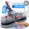 Weidenbach Vincitore del test - Tergicristallo per Dyson V7/V8/V10/V11/V15/Gen5 - aspirapolvere elettrico - mop mop - aspirapolvere bagnato e asciutto - con serbatoio dell'acqua rimovibile, serbatoio di