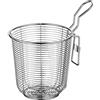 DOITOOL Filtro per pasta in acciaio inox, con manico per pasta, tagliatelle, ramen, gnocchi, cibo fritto