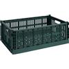 Hay - Cestino Colour Crate - Verde - Polipropilene riciclato - Designer Hay Studio