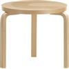 ARTEK - Tavolino Artek + Marimekko - Legno naturale - Impiallacciatura di betulla - Designer Maija Isola
