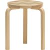 ARTEK - Sgabello Artek + Marimekko - Legno naturale - Betulla lamellare - Designer Maija Isola