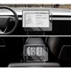 CDEFG [2 Pezzi] Compatibile con Tesla Model Y Juniper 2025/Model 3 2025 Highland 2024 15,4+8 pollici Navigazione e Pannello Strumenti Vetro Temperato Pellicola Protettiva Schermo Protettore Accessori