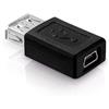 CABLEPELADO Adattatore Mini USB 5 Pin Femmina a USB Tipo A Femmina | Velocità di trasferimento fino a 480 Mbps | Compatibile con telefoni cellulari e PC.